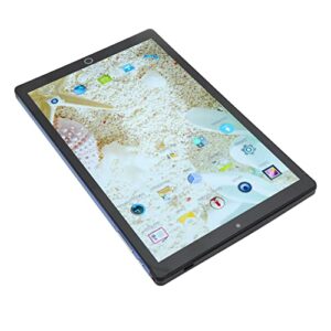 auhx tablet pc 10.1 inch blue 1920 x 1080 6gb ram 128gb rom online video tablet (us plug)
