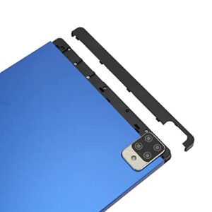 AUHX Tablet PC 10.1 Inch Blue 1920 X 1080 6GB RAM 128GB ROM Online Video Tablet (US Plug)