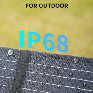 200W Portable Solar Panel for X1500 Power Station, High Efficiency, Foldable Design for Outdoor Adventures, Off-Grid, Emergency