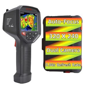 Autel MaxiIRT IR100 Thermal Imaging Camera Auto-Focus for Instant Thermal Imaging Dual Camera Overlay Feature Adjustable Emissivity Five Color Palettes Wi-Fi Image Transfer to PC or Mobile Device