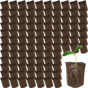 amyhill hydroponic sponges grow starter pods organic rooter plugs growth sponge starter plugs for plant growing cloning (200 pieces)