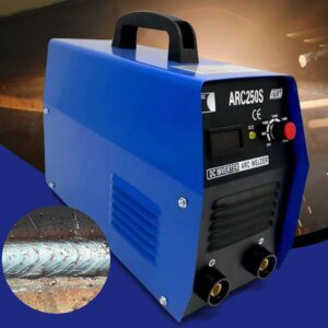 Mini Welding Machine,110V Portable Handheld Digital Welding Machine Kit,ARC-250S Electric DC Inverter Welder with Electrode Holder for Machining Industries