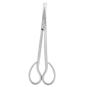 voldax bonsai scissors stainless steel leaf sprout shears with long handle for garden flower vegetable bonsai tools set