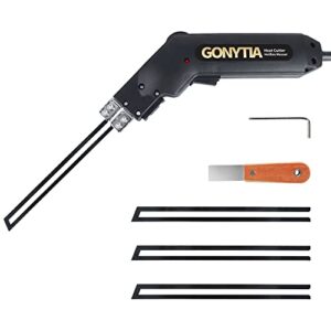 gonytia gt-1 hot knife foam cutter pro styrofoam cutting tool kit electric hot knife heat cutter with 3 blades & accessories