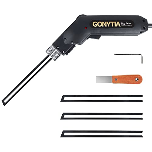 GONYTIA GT-1 Hot Knife Foam Cutter Pro Styrofoam Cutting Tool Kit Electric Hot Knife heat cutter with 3 Blades & Accessories