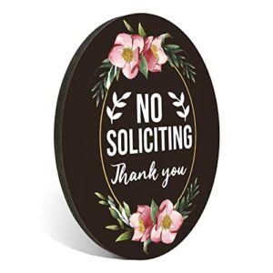 no soliciting sign for house or office, no solicitors sign for front door or wall decor, no soliciting signs for indoor/outdoor home or business use, 4" x 5" (with strong adhesive tape) - pmb010