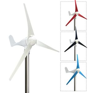 Mars Rock 22.83" 58CM Length White Color High Strength Carbon Fibers Wind Blade Nylon Fiber Wind Turbine Blade for DIY Horizontal Wind Turbine Generator Windmill Assembling