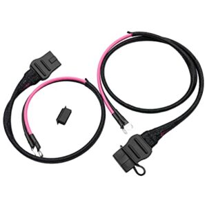 NTSUMI 2 PIN Battery Cable Plow and Truck Side Fit for Western Fisher Snow Plow Replace 21294 61169 8274, Battery Cable Harness with Plug Cover