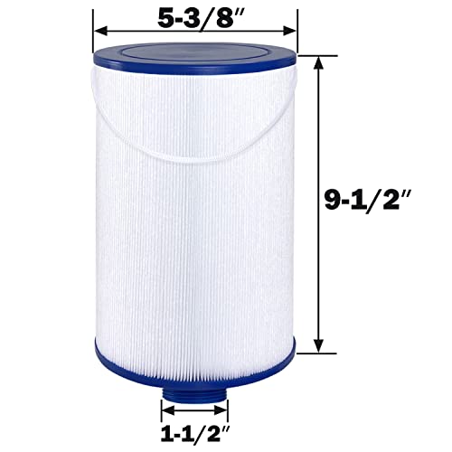 Wowreed Spa Filter Compatible with 303279, FC-2402, Free Flow,AquaTerra, Fantasy Hot Tub Filter, 1 1/2" Finer Thread (1 Pack)