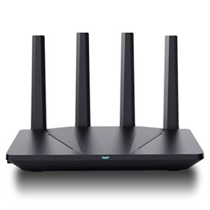 encrouter wi-fi 6 vpn router (enc-ax1800a), high-performance built-in vpn smart home router, vpn protection for your entire household, cloud access and geo-ip unlock, 1-year free vpn subscription