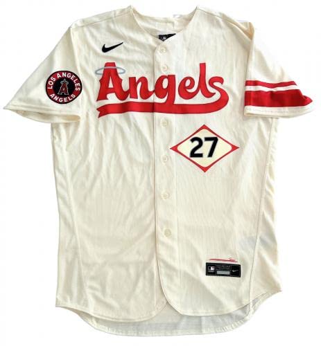 Mike Trout Los Angeles Angels Signed Authentic Nike City Connect Jersey MLB - Autographed MLB Jerseys