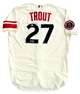 mike trout los angeles angels signed authentic nike city connect jersey mlb - autographed mlb jerseys