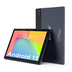 android tablet, 10.1 inch android 11 tablets 4gb ram 128gb rom, octa-core processor, fhd 1920x1200 ips touchscreen, 2.4g/5g wifi, bt 5.0, 5000mah, stereo speakers, google gms certified tablet pc