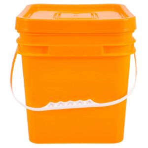 zerodeko sealed bucket laundry beads dispenser mop buckets container for laundry room washing bucket oil paint cans clothes kitchen washing plastic drum