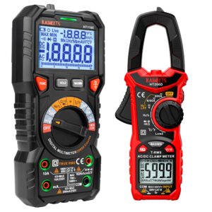 kaiweets ht118e digital multimeter and ht206d clamp meter
