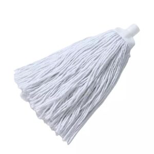 commercial industrial white cotton mop heads replacement. removes dirt, grease,compatible with unger mop stick