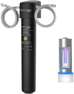 waterdrop 17ua 3 years under sink water filter system and waterdrop led uv͎ ultrąviolët water filter