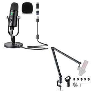 mercase usb microphone and mic arm stand