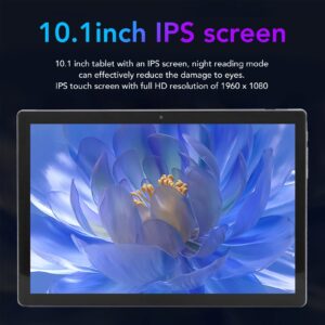 Jectse for Tablet, 10.1 Inch Tablet 6GB RAM 128GB ROM 2.4 5G WiFi Tablet with 5MP 13MP Camera, Octa Core Tablets, 1960x1080 IPS HD Touch Screen, Grey