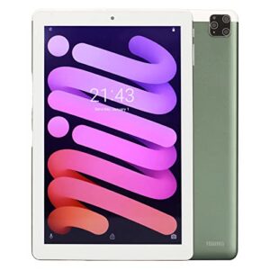 10in Tablet, Octa Core CPU Tablet 100‑240V Green for Daily (US Plug)