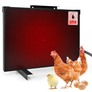 Chicken Coop Heater, Radiant Heat Chicken Heater Heating Panel Chicken Coop Accessories, Heat Warmer for Chicks Dogs Cats Pets Animals