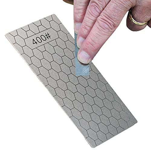 Jewboer 5 Pieces Diamond Sharpening Stone Set,Diamond Lapping Plate Coarse/Medium/Fine Grit Sharpener,400/600/800/1000/1200 Grit