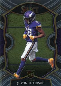 2020 panini select #61 justin jefferson concourse minnesota vikings