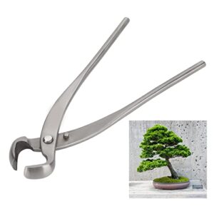 MIGONG Bonsai Scissors, Stainless Bonsai Knob Cutter Steel Concave Bonsai Tools Wearable Bonsai Cutter for Bonsai Styling and More 11.6 Inch