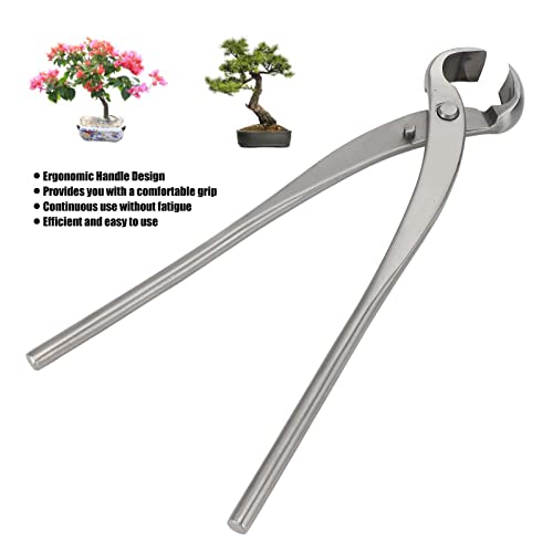 MIGONG Bonsai Scissors, Stainless Bonsai Knob Cutter Steel Concave Bonsai Tools Wearable Bonsai Cutter for Bonsai Styling and More 11.6 Inch