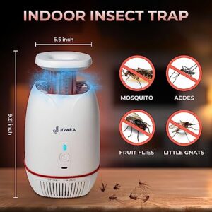 JIVARA's Professional Electric Bug Zapper Indoor | Powerful 1800V, Outdoor Mosquito Zapper, Waterproof Outdoor Fly Zapper, Insect Trap, Mosquito Killer for Patio | 1/2 Acre Coverage Mosquito Trap