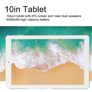 10in Tablet for Android11, WiFi 3G Network Phone Call, 4GB RAM 256GB ROM, Octa Core Processor, 6000mAh Battery, for Kids, IPS HD Screen