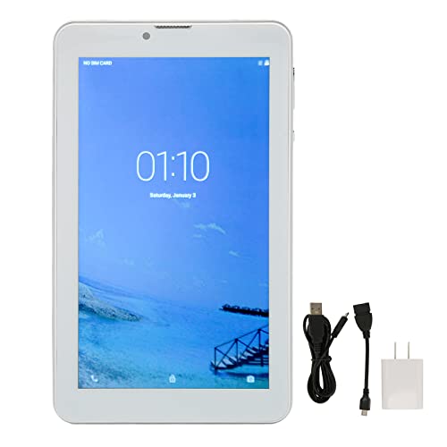 Tablet PC, 7 Inch LCD 5G WiFi Office Tablet US Plug 100‑240V for Home (US Plug)