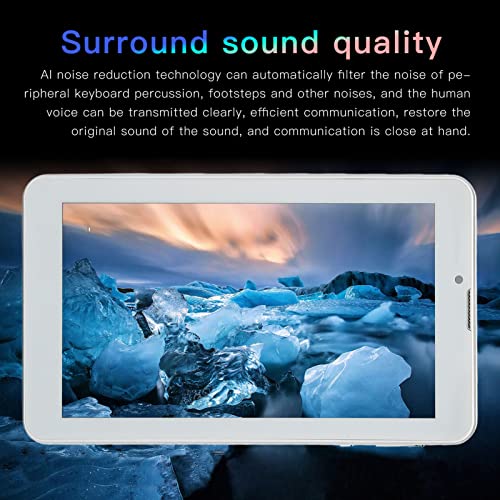 Tablet PC, 7 Inch LCD 5G WiFi Office Tablet US Plug 100‑240V for Home (US Plug)