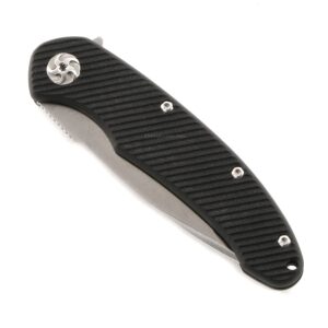 EZSMITH Folding Knife Kit - (Assisted Opening) - Modern Tanto Blade - (Parts Kit) - (w/Black G10) - (3D Textured Handles) - (Gift Boxed)