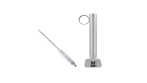 Tap My Trees Maple Syrup Hydrometer - Tap My Trees Sap Hydrometer Test Cup Kit -Maple Sugaring Equipment - Stainless Steel Hydrometer Test Jar - Maple Sugaring Starter Kit - Maple Syrup Taps