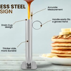 Tap My Trees Maple Syrup Hydrometer - Tap My Trees Sap Hydrometer Test Cup Kit -Maple Sugaring Equipment - Stainless Steel Hydrometer Test Jar - Maple Sugaring Starter Kit - Maple Syrup Taps