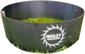 higley welding steel fire pit ring liner 60" x 14"