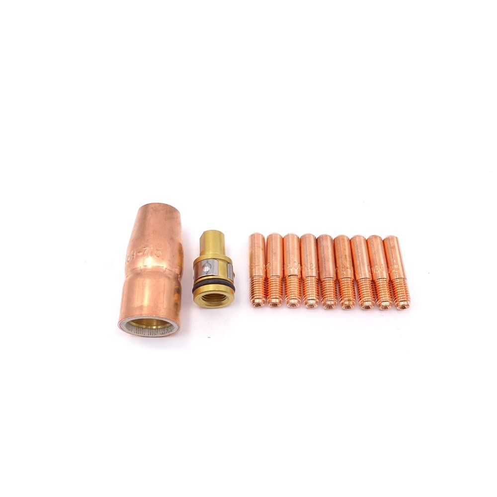 Mig Gun Torchor Parts Tip Nozzle Diffuser Fit Miller Millermatic 125 135 140 141 175 180 190 Mig Welder (.030'')