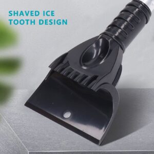 plplaaoo Snow Shovel, Snow Scraper for Car,Windshield Scraper for Ice and Snow,Portable Retractable Ice Scraper,Multifunctional Snow Car Scraper with Warm Sleeve for Winter, Snow Scraper for car I