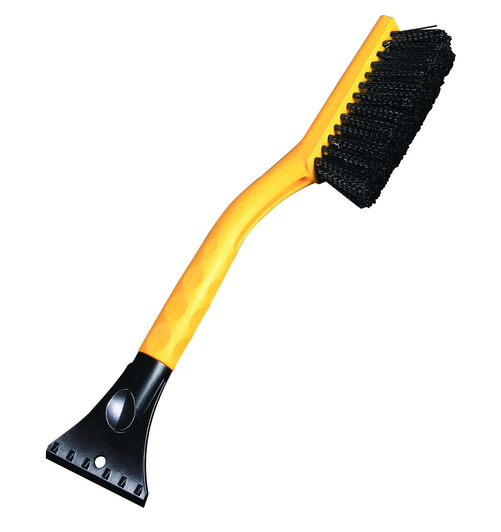 Snow Joe SJBLZD-LED 4-in-1 Telescoping Snow Broom + Ice Scraper (18-Inch) and Mallory 518 16" SnoWEEvel Snow Brush