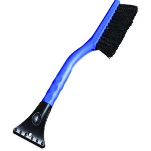 Snow Joe SJBLZD-LED 4-in-1 Telescoping Snow Broom + Ice Scraper (18-Inch) and Mallory 518 16" SnoWEEvel Snow Brush