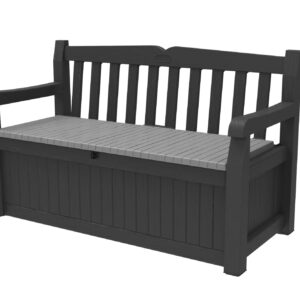 Keter Westwood 150 Gallon Storage Bench Solana 70 Gallon Storage Bench