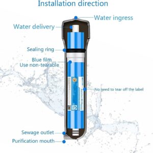 INKIB 3012-400g Replacement Filter Filtration System 400G Water Purification Ro Membrane Anti-Drying Membrane Purification Membrane