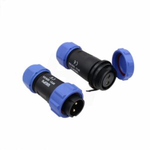 hangton sp21 2 pin waterproof aviation circular pair connector 30a 12/24v power ac dc outdoor solar portable power station automotive application