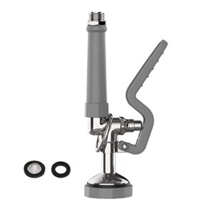 pre rinse spray valve, jzbrain commercial sink faucet with sprayer replacement part sprayer valve head for kitchen sink dishes cleaning task - grey