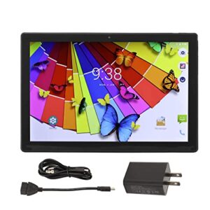 Qinlorgo 10.1 Inch Tablet PC 100-240V Gray 8800mAh Battery IPS Screen Gaming Desktop Tablet (US Plug)