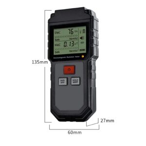 Geiger Counter,EMF Meters Reader Ghost Hunting,Digital Handheld EMF Detector Electromagnetic Field Radiation Detector