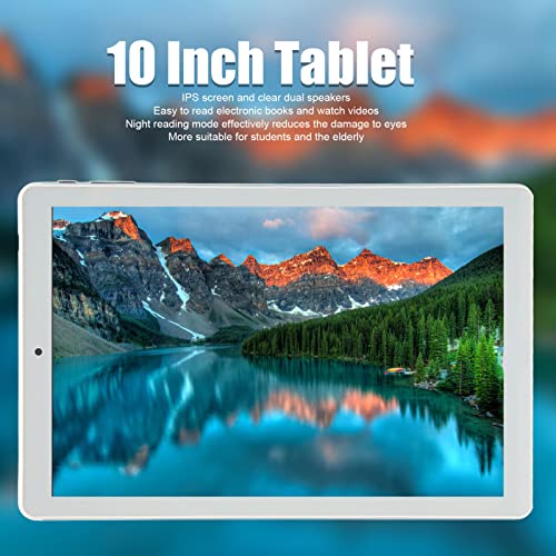 Yoidesu 10 Inch Tablet, Tablet PC for 11 3GB RAM 64GB ROM Octa Core, IPS Touch Screen Tablet with 3G Network WiFi 100‑240V (Blue)