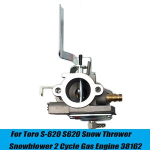 New Carburetor Carb Compatible with Toro S-620 S620 Snow Thrower Snowblower 2 Cycle Gas Engine 38162