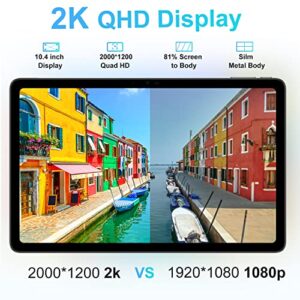 DOOGEE T20 Android Tablet,10.4'' 2K Tablet,15GB+256GB, Hi-Res Quad Speakers, Octa-core Gaming Tablet, 8300mAh Battery, 2.4G/5G WiFi Tablet Android 12, TÜV Low Bluelight, Split Screen